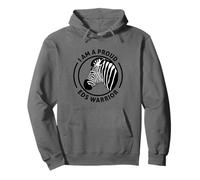Ehlers-Danlos Syndrome - Proud Zebra Strong Warrior Pullover Hoodie
