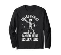Ehlers Danlos Syndrome Walking Funny EDS Warrior Long Sleeve T-Shirt