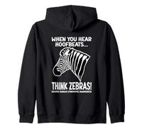 Ehlers-Danlos Syndrome When You Hear Hoofbeats Think Zebras Zip Hoodie