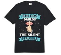 Ehlersdanlos The Silent Struggle Ehlers Danlos Syndrome Comfort Colors Adult Heavyweight T-Shirt