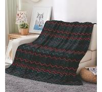 EHOMERY Flannel Throw Blanket For Couch Throw Blankets For Men Flannel Fabric By The Yard Clearance Throw Blankets Bundle Ripple Autumn Blanket Black 240x180cm