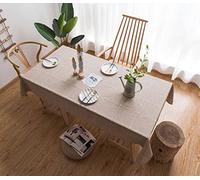 EHOMERY Table Cloths For Small Tables Clips To Hold Tablecloth In Place Embroidered Check Kids Table Cloth Kids Cloth Placemats For Dining Table Polyester Coffee Table Decoration 135X200Cm