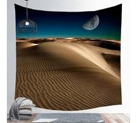 EHOMERY Tapestry 3D Tapestry Wall Hanging Yellow Desert Landscape Tapestry Aesthetic Tapestries For Bedroom Teen Girl Wall Hanging Blanket Living Room Bedroom Art Décor 150X200Cm