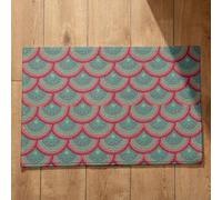 EHOMERY Vulgar Door Mats Outside Hallway Foot Mat Mandala Queen Door Mats Non Slip Bath Mats for Outside Bath 50x80cm, Non-Slip Plush Cotton Decor Doormat