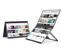 EHOMEWEI - Dual stacked display monitor 2560x1600x2 16x2 60Hz 100% DCI-P3 HDR for Windows MacOS for laptop phone PC X1 Pro