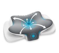 Ehomfory Cervical Memory Foam Pillow Neck Pillow Side Sleeper Pillow Ergonomic Cervical Support for Pain Relief Back Stomach Sleepers with Removable Cover,Grey