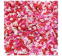 EHOPE 100G Fake Sprinkles Polymer Sprinkles Faux Sprinkles Resin Sprinkles Clay Sprinkles For Resin Fake Candy Sprinkles for Nail Art DIY Crafts Cake Phone Case (100G Hollow Lips)