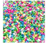 EHOPE 100G Fake Sprinkles Polymer Sprinkles Faux Sprinkles Resin Sprinkles Clay Sprinkles For Resin Fake Candy Sprinkles for Nail Art DIY Crafts Cake Phone Case (100G Pentagram-5)