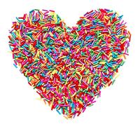 EHOPE 50G Fake Sprinkles Polymer Sprinkles Resin Sprinkles Clay Sprinkles for Resin Nail Art Slices Fake Candy Sprinkles for Nail Art DIY Crafts Cake Phone Case(Sugar granules-7)