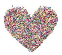 EHOPE 50G Fake Sprinkles Polymer Sprinkles Resin Sprinkles Clay Sprinkles for Resin Nail Art Slices Fake Candy Sprinkles for Nail Art DIY Crafts Cake Phone Case(50g Sugar granules-3)