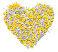 EHOPE 50G Fake Sprinkles Polymer Sprinkles Resin Sprinkles Clay Sprinkles for Resin Nail Art Slices Fake Candy Sprinkles for Nail Art DIY Crafts Cake Phone Case(Moon+Clouds)