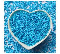 EHOPE 50g Fake Sprinkles Resin Sprinkles Fake Candy Sprinkles Clay Sprinkles Polymer Sprinkles Polymer Clay Slices for Nail Art DIY Crafts Cake Phone Case(4-Blue)