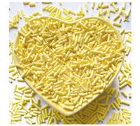 EHOPE 50g Fake Sprinkles Resin Sprinkles Fake Candy Sprinkles Clay Sprinkles Polymer Sprinkles Polymer Clay Slices for Nail Art DIY Crafts Cake Phone Case(8-Yellow）