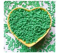 EHOPE 50g Fake Sprinkles Resin Sprinkles Fake Candy Sprinkles Clay Sprinkles Polymer Sprinkles Polymer Clay Slices for Nail Art DIY Crafts Cake Phone Case(7-Green)