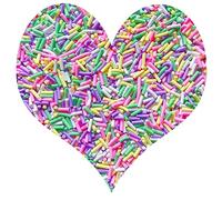 EHOPE 50g Fake Sprinkles Resin Sprinkles Fake Candy Sprinkles Clay Sprinkles Polymer Sprinkles Polymer Clay Slices for Nail Art DIY Crafts Cake Phone Case(50G-Purple Green White Sugar granules-20A)