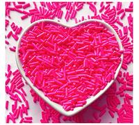 EHOPE 50g Fake Sprinkles Resin Sprinkles Fake Candy Sprinkles Clay Sprinkles Polymer Sprinkles Polymer Clay Slices for Nail Art DIY Crafts Cake Phone Case(9-Rose Red)