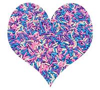 EHOPE 50g Fake Sprinkles Resin Sprinkles Fake Candy Sprinkles Clay Sprinkles Polymer Sprinkles Polymer Clay Slices for Nail Art DIY Crafts Cake Phone Case(50G-Long-Purple Sugar granules-16A)