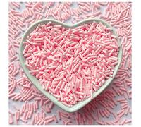 EHOPE 50g Fake Sprinkles Resin Sprinkles Fake Candy Sprinkles Clay Sprinkles Polymer Sprinkles Polymer Clay Slices for Nail Art DIY Crafts Cake Phone Case(16-Light Pink）