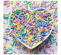 EHOPE 50g Fake Sprinkles Resin Sprinkles Fake Candy Sprinkles Clay Sprinkles Polymer Sprinkles Polymer Clay Slices for Nail Art DIY Crafts Cake Phone Case(22-Purple+Blue）