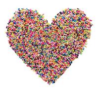 EHOPE Colorful Fake Candy Resin Slime Accessories Clay Sprinkles Decoration for Slime Charms Filler DIY Slime Supplies Fake Candy Chocolate Cake Dessert Toy Phone Case(50g Sugar granules-2)