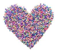 EHOPE Colorful Fake Candy Resin Slime Accessories Clay Sprinkles Decoration for Slime Charms Filler DIY Slime Supplies Fake Candy Chocolate Cake Dessert Toy Phone Case(50g Pentagram-9)