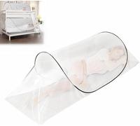 EHOTER Adjustable Mosquito Nets Anti Mosquito Bed Canopy 2024 Portable Mosquito Bed Net, Foldable Travel Mosquito Net Bed Tents for Single Bed Indoor Outdoor or Camping Travel (Black)