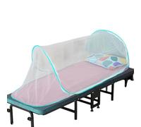 EHOTER Adjustable Mosquito Nets Anti Mosquito Bed Canopy 2024 Portable Mosquito Bed Net, Foldable Travel Mosquito Net Bed Tents for Single Bed Indoor Outdoor or Camping Travel (Blue)