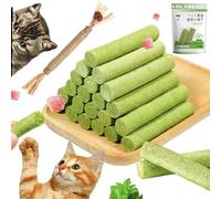 EHOTER Cat Grass Teething Stick Cat Grass Chew Stick with Chew Toy Cat Teeth Cleaning Cat Grass Stick Calm Cat Anxietys and Stress Aggressive Chewers Cat Toy Gift for Cat Owner (1 Bag)