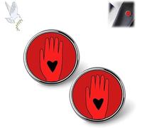 EHOTER Ceasefire pin Pray for Peace Round Button Badge Pins Brooch Round Pray for Peace Pin Unique Stop War Enamel Pin for Women Men Kids Praying for Peace (2pcs A)