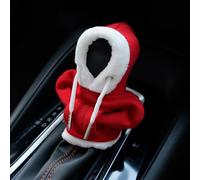 EHOTER Hoodie Car Gear Shift Cover Funny Hoodie Shifter Knob Cover Universal Auto Gear Shift Knob Cover Cute Auto Knob Gear Stick Protector for Men and Women (Christmas Red)