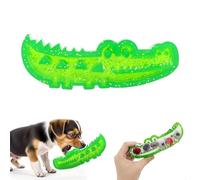 EHOTER Slow Feed Chew and Fetch Crocodile Dog Slow Feeder Puzzle Toy Crocodile Dog Chew Toy Interactive Puzzle Feeder for Snack Stash & Play Teeth Cleaning & Reduces Stress (Small)