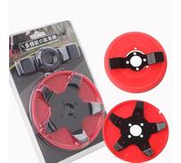 EHOTER Weeder Plate Brush Cutter Head Universal Lawn Mower Weeder Plate Universal Weeder Plate Blades Weeding Tray Lawn Mower Accessories Weeder Plate for Lawn Yard Garden Shrub Trimming and Pruning