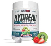 EHP Labs Hydreau Electrolytes Powder No Sugar - Hydration Powder for Endurance & Energy - Electrolyte Powder for Men & Women - Sugar Free Electrolytes - Kiwi Strawberry (40 Serves)