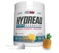 EHP Labs Hydreau Electrolytes Powder No Sugar - Hydration Powder for Endurance & Energy - for Men & Women - Sugar Free Electrolytes - (40 Serves, Fijian Pineapple)