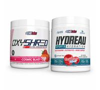 EHP Labs OxyShred Cosmic Blast + Hydreau Raspberry Refresh Hydration Bundle