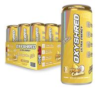 EHP Labs OxyShred Energy Drink - Sugar Free Energy Drinks with Amino Acids, Green Tea Extract, Vitamin C & L Carnitine - Carb Free, Calorie Free, Natural Caffeine, Pina Colada (12-Pack)
