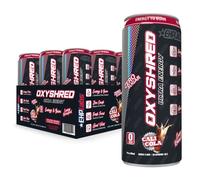 EHP Labs OxyShred Healthy Energy Drink - Zero Sugar Energy Drinks with Amino Acids, Green Tea Extract, Vitamin C & L Carnitine - Zero Carbs, Zero Calories, Clean Caffeine, Cali Cola (12-Pack)