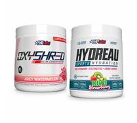 EHP Labs OxyShred Juicy Watermelon + Hydreau Kiwi Strawberry Hydration Bundle