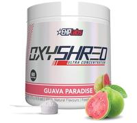 EHP Labs OxyShred Pre Workout Powder & Shredding Supplement - Preworkout Powder with L Glutamine & Acetyl L Carnitine, Energy Boost Drink - Guava Paradise, 60 Servings