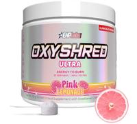 EHP Labs OxyShred Pre Workout Powder & Shredding Supplement - Preworkout Powder with L Glutamine & Acetyl L Carnitine, Energy Boost Drink - Pink Lemonade, 33 Servings