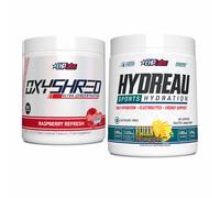 EHP Labs OxyShred Raspberry Refresh + Hydreau Fijian Pineapple Hydration Bundle