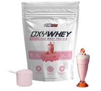 EHP Labs OxyWhey Lean Whey Protein Powder - 25g of Whey Isolate Protein, Meal Replacement Shake, Sugar Free Protein Powder - 15 Serves, Strawberry Milkshake