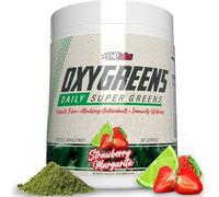 EHPlabs OxyGreens Daily Super Greens Powder - Spirulina Powder, Greens Superfood with Prebiotic Fibre, Alkalizing Antioxidants & Immunity Wellness, 30 Serves (Strawberry Margarita)