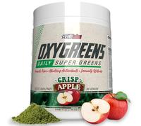 EHPlabs OxyGreens Daily Super Greens Powder - Spirulina Powder, Greens Superfood with Prebiotic Fibre, Alkalizing Antioxidants & Immunity Wellness, 30 Serves (Crisp Apple)