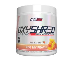EHPlabs OxyShred Non-Stim Thermogenic Daily Wellness Support Powder Kiss My Peach Flavour - 60 Servings