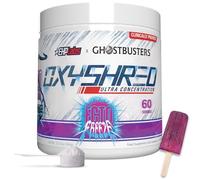EHPlabs x Ghostbusters Frozen Empire: OxyShred Thermogenic Pre Workout Powder & Shredding Supplement. Clinically Proven, Acetyl L Carnitine, Energy Boost Drink - Ecto Freeze (Grape Lollipop), 60 Serve