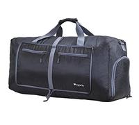 ehsbuy 60L Foldable Travel Duffle Bags for Men Women Large Holdall Waterproof Overnight Weekend Bags for Gym Luggage