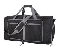 ehsbuy 60L Foldable Travel Duffle Bags for Men Women Large Holdall Waterproof Overnight Weekend Bags for Gym Luggage