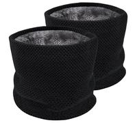 ehsbuy Winter Neck Warmer Snoods for Men Thermal Knitted Fleece Lined Thick Neck Gaiter Women Scarfs Gift for Cycling Motocycle Sports