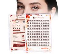 Ehszm Beauty Ehszm Beauty Enhanced False Eyelashes 12mm D Curl Natural False Eyelashes Ultra Soft Individual Lashes Enhanced by a New Radiant F Curl D 12mm